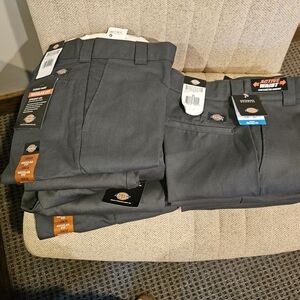 Dickies Charcoal Gray Cargo Work Pants, Regular Fit,  Straight Leg 30x30